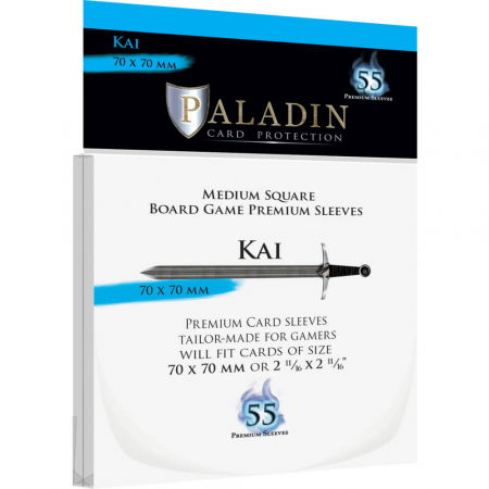 Accesorii jocuri de societate - Paladin Card Sleeves: Kai - Medium Square, 7 x 7 cm