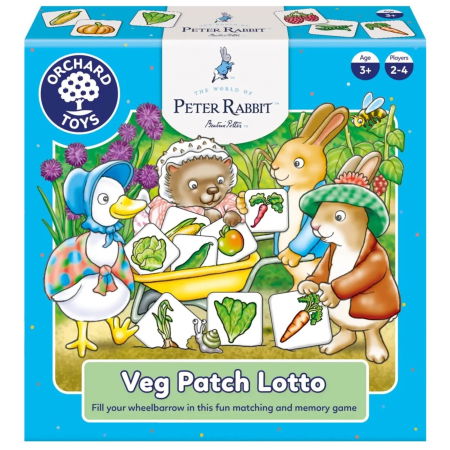Jocuri pentru copii - Peter Rabbit - Veg Patch Lotto (RO-EN)