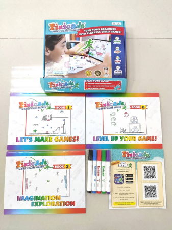 Pixicade - Kit creativ pentru transformarea desenelor copiilor in jocuri video pentru telefon sau tableta [5]