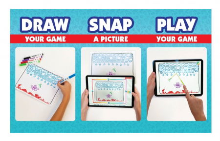 Pixicade - Kit creativ pentru transformarea desenelor copiilor in jocuri video pentru telefon sau tableta [3]