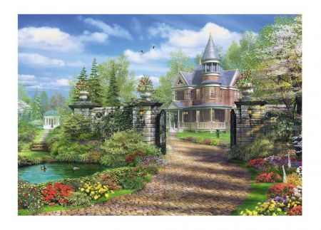 Puzzle 1000 piese - Idyllic Country Estate [1]