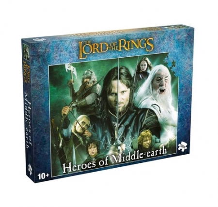 Puzzle - Puzzle 1000 piese Lord of the Rings - Heroes of Middle Earth