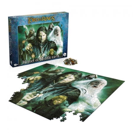 Puzzle 1000 piese Lord of the Rings - Heroes of Middle Earth [1]