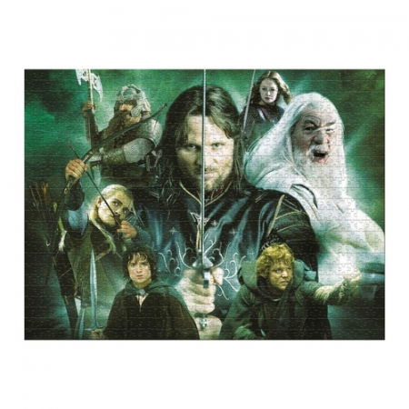 Puzzle 1000 piese Lord of the Rings - Heroes of Middle Earth [2]