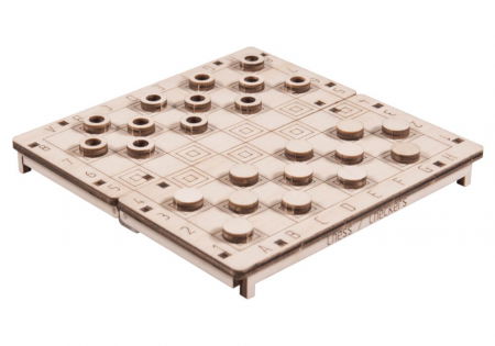 Puzzle 3D - Mini joc Sah si Dame [1]