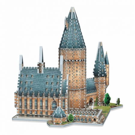 Puzzle 3D Wrebbit Harry Potter - Great Hall (850 piese) [4]