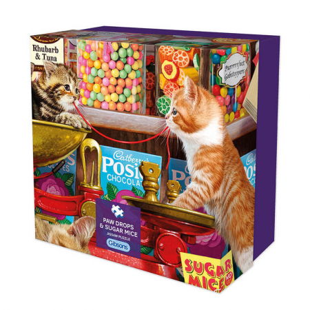Puzzle - Rasfaturi Dulci pentru Pisici - Puzzle 500 Piese
