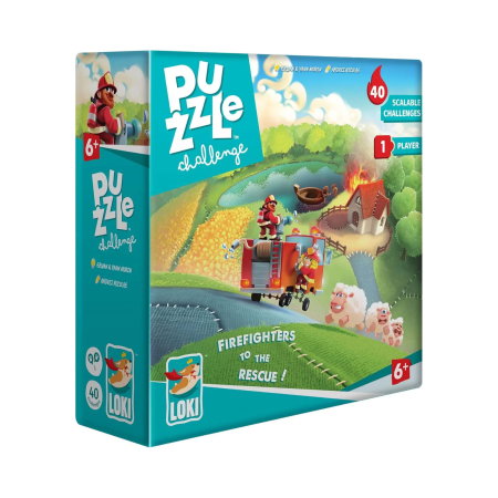 Jocuri de societate - Puzzle Challenge: Firefighters to the Rescue! (EN)