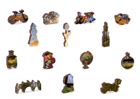 Puzzle din lemn - Bicycles of Amsterdam - 150 piese [3]