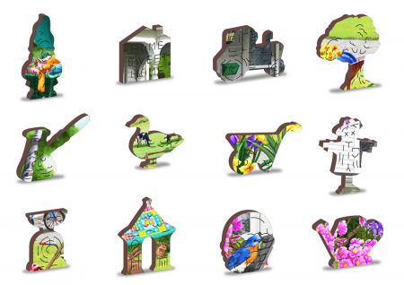 Puzzle din lemn - Countryside Garden - 200 piese [3]