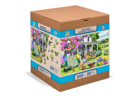 Puzzle din lemn - Countryside Garden - 200 piese [4]