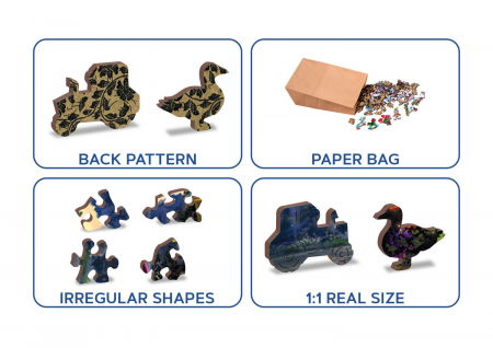 Puzzle din lemn - Evening at the Lakehouse - 200 piese [7]