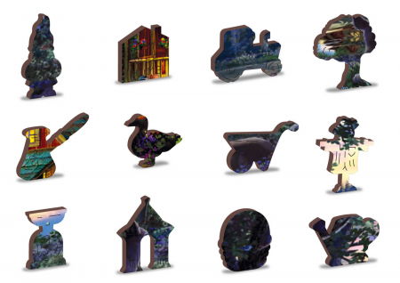 Puzzle din lemn - Evening at the Lakehouse - 200 piese [3]