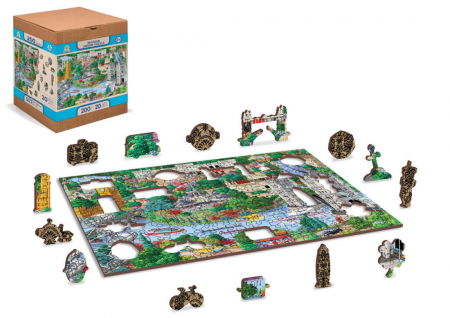 Puzzle din lemn - London Sights - 200 piese [2]