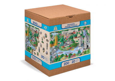 Puzzle din lemn - London Sights - 200 piese [3]