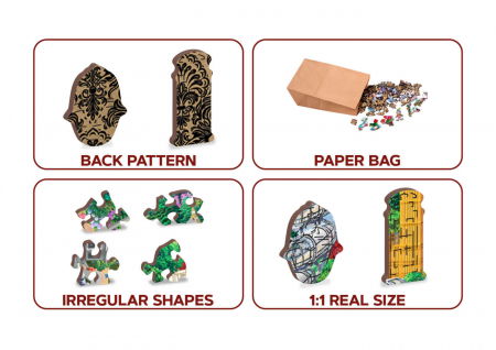 Puzzle din lemn - London Sights - 200 piese [7]