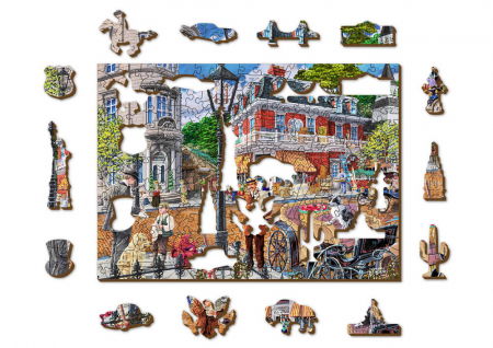 Puzzle din lemn - Main Street - 200 piese [1]
