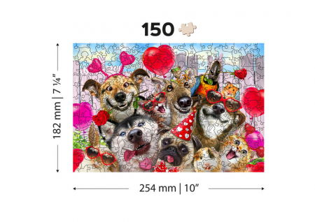 Puzzle din lemn - Party Time - 150 piese [6]