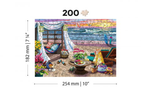 Puzzle din lemn - Summertime - 200 piese [6]