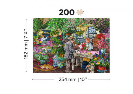 Puzzle din lemn - The Florist's - 200 piese [6]
