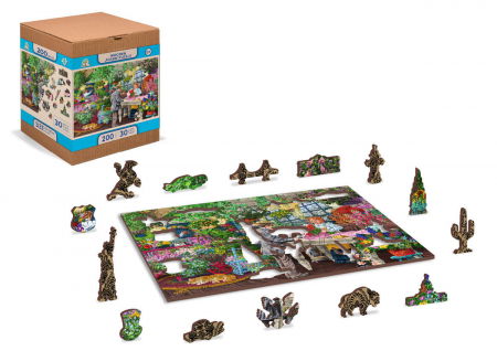 Puzzle din lemn - The Florist's - 200 piese [2]