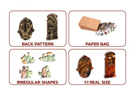 Puzzle din lemn - Victorian Mansion - 200 piese [6]