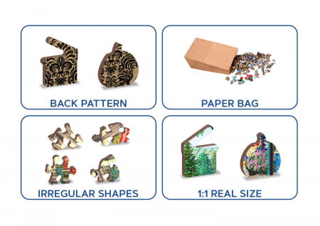 Puzzle din lemn - Victorian Street - 200 piese [7]