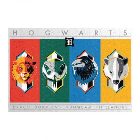 Puzzle Harry Potter 500 piese - Hogwarts Crests [1]