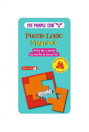 Jocuri de societate pentru copii - Puzzle Logic Magnetic (RO)