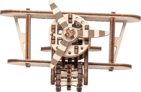 Puzzle mecanic 3D - Avion biplan [1]