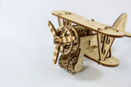 Puzzle mecanic 3D - Avion biplan [3]