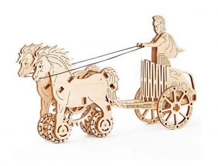 Puzzle din lemn Wooden City - Puzzle mecanic 3D - Car roman