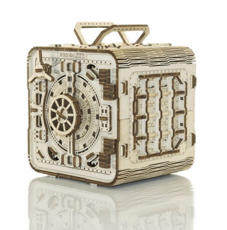 Puzzle din lemn Wooden City - Puzzle mecanic 3D - Seif