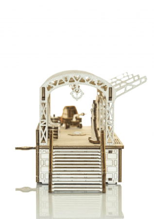 Puzzle mecanic 3D - Statie de tren [4]