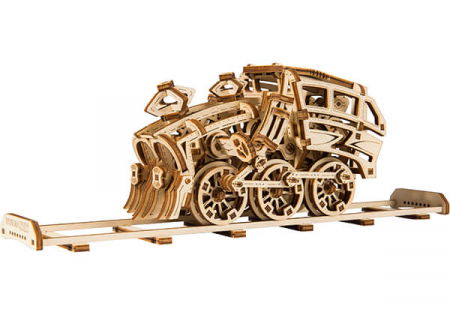 Puzzle din lemn Wooden City - Puzzle mecanic 3D - Tren Dream Express