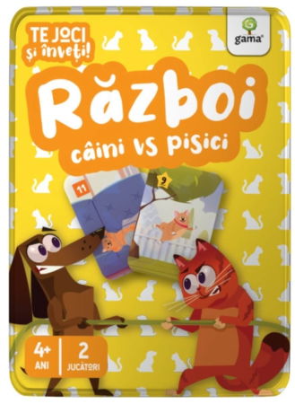 Jocuri pentru copii - Razboi caini versus pisici (RO)