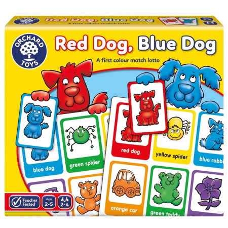 Jocuri pentru copii - Red Dog Blue Dog (RO-EN)