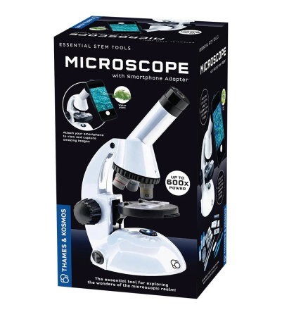Jucarii si jocuri educative STEM - Resigilat - Microscop Thames 600x cu adaptor Smartphone
