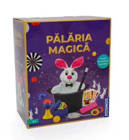 Jucarii si jocuri educative STEM - Resigilat - Palaria magica cu 25 de trucuri - Magic Hat (RO)