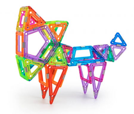 Resigilat - Set magnetic 83 pcs Magspace - Happy Zoo [7]