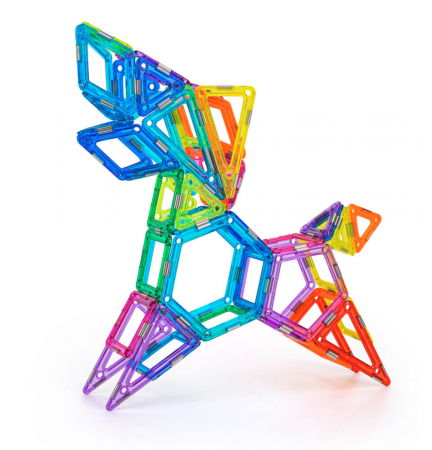 Resigilat - Set magnetic 83 pcs Magspace - Happy Zoo [8]