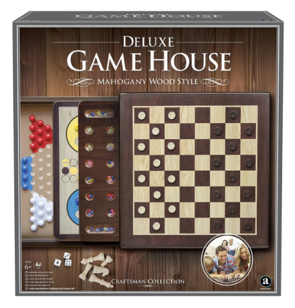 Set 10 Jocuri Deluxe in cutie din lemn [1]