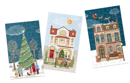 Scene de Craciun - Set 12 Puzzle x 80 Piese [1]