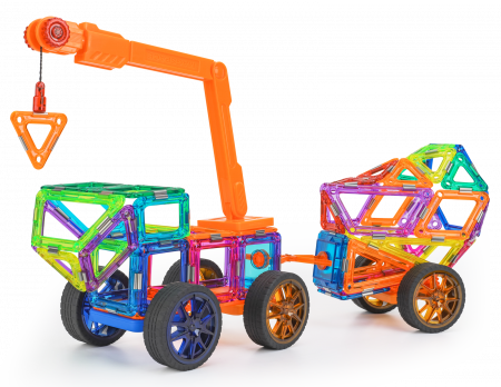 Set constructie magnetic 96 piese - Magspace [2]