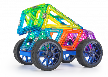Set constructie magnetic 96 piese - Magspace [3]