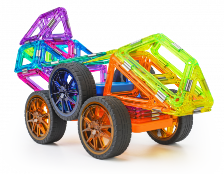 Set constructie magnetic 96 piese - Magspace [5]