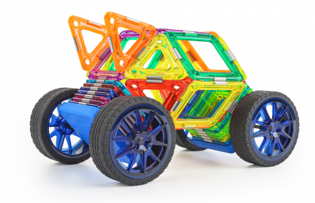 Set constructie magnetic 96 piese - Magspace [6]