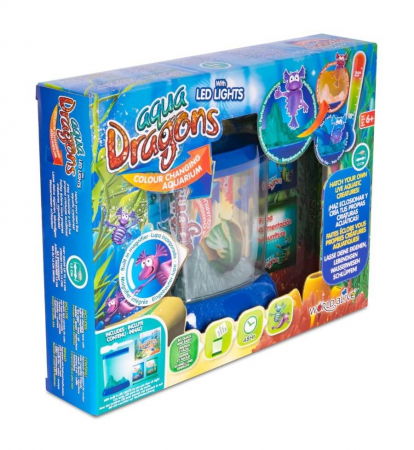 Set educativ STEM - Aqua Dragons - Habitat Deluxe in culori schimbatoare si LED-uri [6]