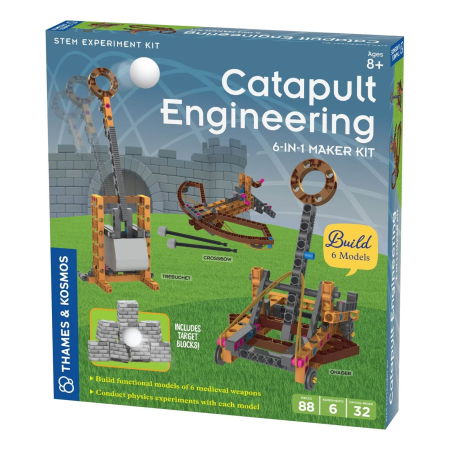 Jucarii si jocuri educative STEM - Set educativ STEM - Catapulta 6 in 1