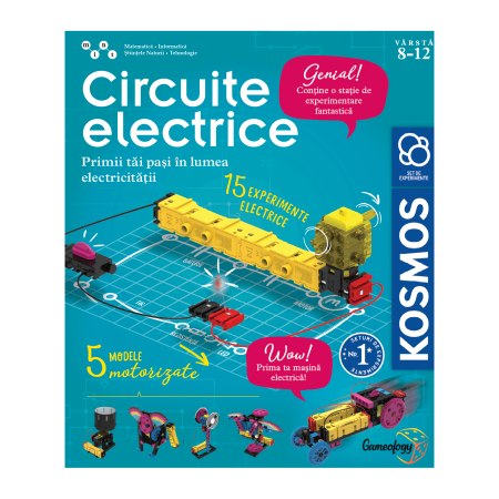 Jucarii si jocuri educative STEM - Set educativ STEM - Circuite electrice de baza